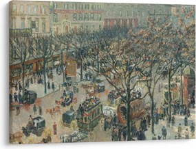 Kép - Camille Pissarro, Boulevard des Italiens, Morning, Sunlight, reprodukciók (70x50 cm)