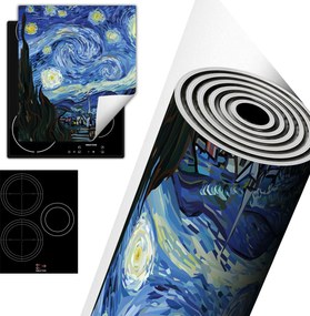 Tűzhelyvédő Szőnyeg Asztali Dekoráció 45x52 kék kép