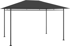 vidaXL antracitszürke pavilon 384x281x270 cm 180 g/m²