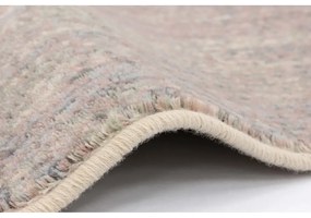 Rózsaszín-szürke gyapjú szőnyeg 160x240 cm Calvi rose – Agnella