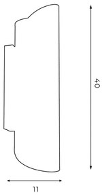 Fali lámpa BARBOS 2xG9/8W/230V fehér