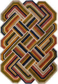 Kézi szövésű gyapjú szőnyeg 140x200 cm Lattice Shaped – Flair Rugs