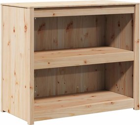 vidaXL Konyhaszekrény Barna Tölgy 106 x 55 x 92 cm Tömör fenyőfa