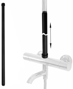 Hosszabbító kád-zuhany szetthez BLACK 60cm