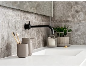 Bézs beton fogkefetartó pohár Time – Zone