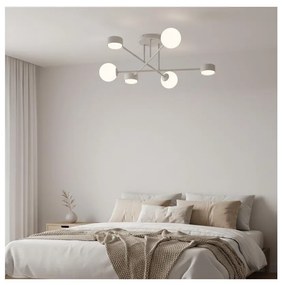 Felületre szerelt csillár HOLON 3xG9/8W/230V + 3xGX53/12W szürke