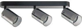 Spotlámpa SMOKY 3xGU10/10W/230V fekete