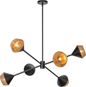Elstead Lighting Daphne ALM-DAPHNE6-MB CsillĂĄr 6x40W/E14 IP20
