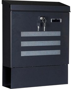 STILISTA Fali postaláda 37 x 36 x 10,5 cm acél