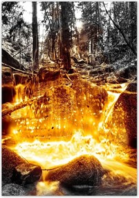 Poszterek 70x100 Hegyi folyó Tájkép