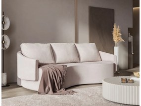 Karien kinyitható kanapé a nappaliba - bézs Element 17 - nagy rugalmasságú szivacs HR