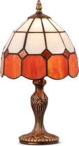 Brilagi - Tiffany vitrázs asztali lámpa SIENNA 1xE27/60W/230V