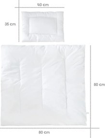 Paplan és párna szett babaágyhoz – Roba