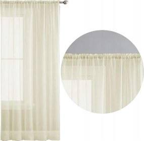 Fátyol Függöny Alagút fátyol függöny 145x245 krémszínű