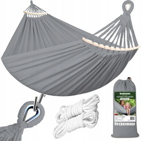 Függőágy 2 Személyes Kerti Hinta Erős Kerek Megerősített Fejpánt Nagy Táska