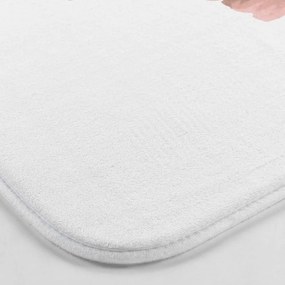 Fehér-rózsaszín fürdőszobai kilépő WC-hez 45x45 cm Jayana – douceur d'intérieur