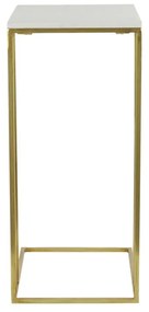 Tárolóasztal márvány dekoros asztallappal 31x41 cm Roshan – Light &amp; Living