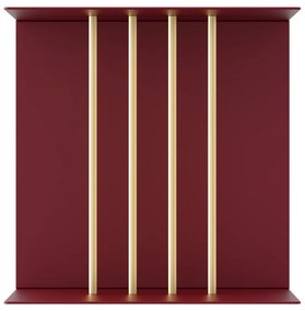 Piros fém fali polc Teaser – UMAGE