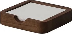 Oakywood Fa Sticky Notes tálca 9.5 x 9.5 cm Oakyblocks Dió