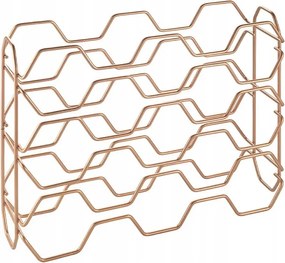 Márkás, Modern Bor- És Víztartó Állvány, 15 Palackos, Pultra Tehető Polc, Swiss