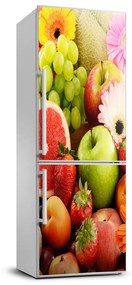 Dekor matrica hűtőre Gyümölcsök és virágok FridgeStick-70x190-f-85471836