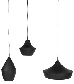 3 darabos intelligens függőlámpa szett fekete arannyal, beleértve a Wifi A60-at - Depeche