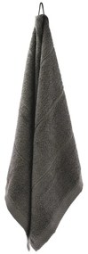 Sötétszürke frottír pamut törölköző 50x100 cm Line – Södahl