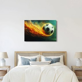 Kép - Focilabda repülés közben (90x60 cm)