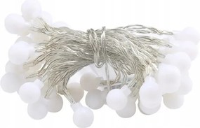 Karácsonyi Girland Gömbök 40LED Karácsonyfa Fények Usb Meleg Fehér