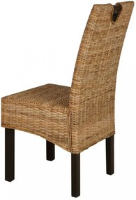 6 db Kubu rattan mangófa étkezőszék