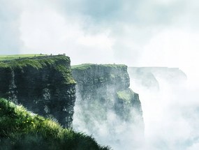 Vászonkép Canvas Tájkép Írország Mohair Sziklák Atlanti-óceán Kilátás 80x60