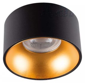 KANLUX-27575 MINI RITI Fekete színű Mennyezetbe építhető lámpa 1xGU10 25W IP20