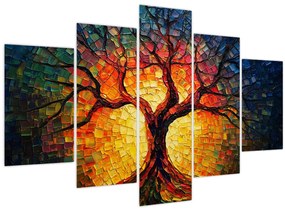 Kép - Az élet fája mozaikban (150x105 cm)