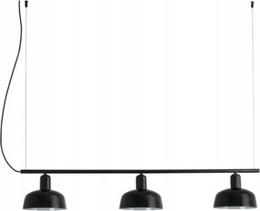 Faro Tatawin Lineal S fekete lineáris függeszték, fúvott üveg, E27