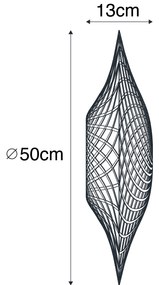 Keleti lámpabúra bambusz 50 cm - Rina