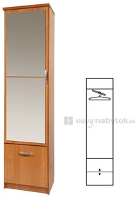 Gardróbszekrény Barcelona 50/B (tükörrel). 746538