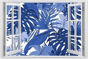 Poszterek 90x60 Classic Blue Monstera