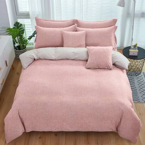 MOLLIA - krepp lapok RÓZSASZÍN 140x200 cm 3 Szett Csomag Ágynemű mérete: 140x200 cm, A csomag tartalma: 3 Készletcsomagolás