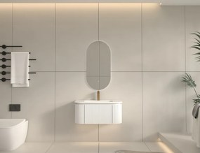 AREZZO design SIERRA 80 cm-es alsószekrény 1 fiók, 2 ajtó, matt fehér