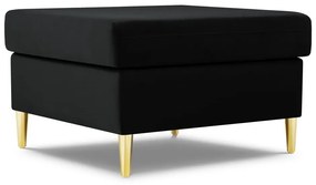 Fekete bársony lábtartó Kyoto – Cosmopolitan Design