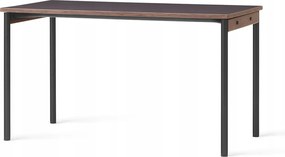Audo Co Desk Íróasztal 140x70 cm Lábak Fekete Terra Laminált Asztallap