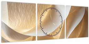 Kép - Papír textúra (órával) (90x30 cm)