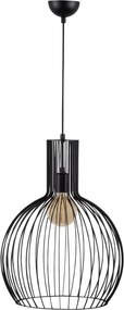 Fellini MR-756 fekete vas függőlámpa, Ø38 cm