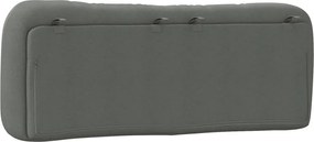 sötétszürke szövet fejtámla párna Hvar 120 cm