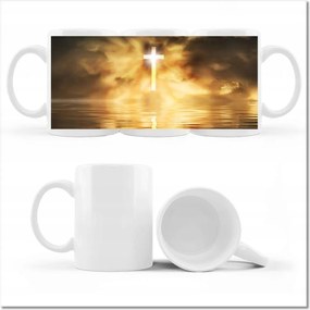 Bögre fényképpel Kereszt Jézus Mennyország