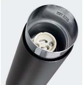 Fekete-ezüstszínű mennyezeti lámpa Crown – Sollux