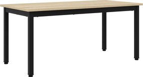 vidaXL Dohányzóasztal Sonoma 100 x 50 x 45 cm Faanyag