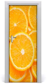 Ajtómatrica narancs szeletek 75x205 cm
