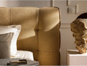 Mentazöld kárpitozott ágyneműtartós franciaágy ágyráccsal 200x200 cm Eric – Micadoni