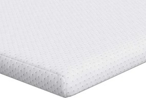 vidaXL Matrac topper Fehér 200 x 200 cm Jacquard Szövet